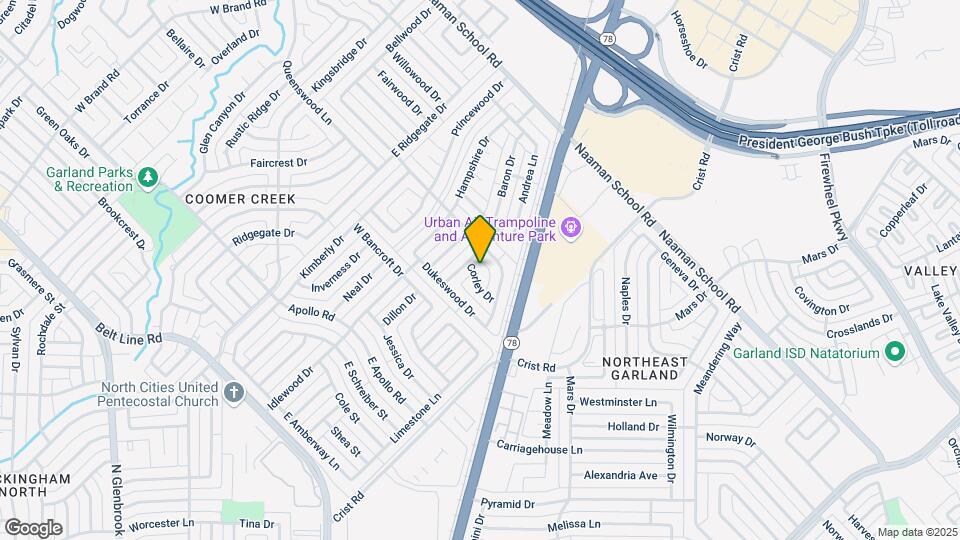 2729 Corley Dr Map and Location Details