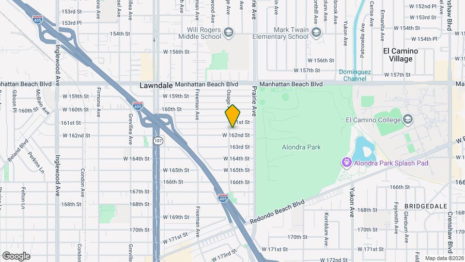 4053 W 162nd St Map and Location Details