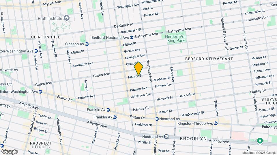 174 Monroe St Map and Location Details