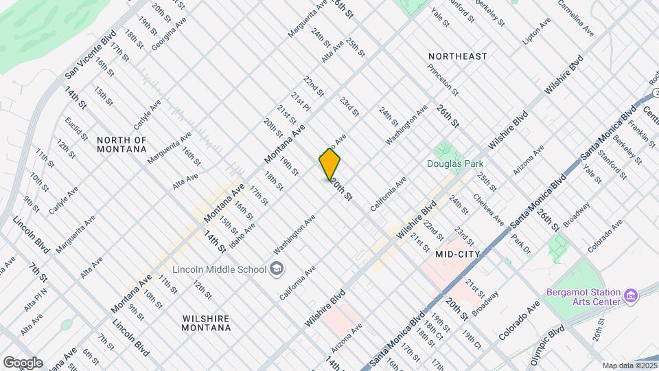 942 20th St, Unit Upper Map and Location Details