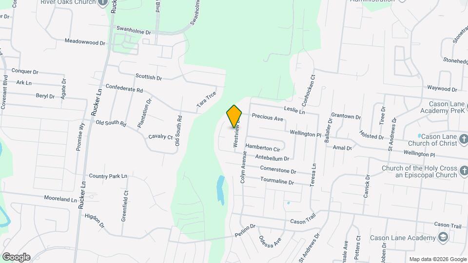1440 Westview Dr Map and Location Details