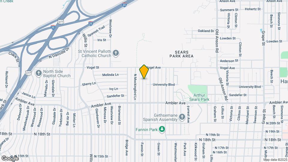2417 Fannin St Map and Location Details