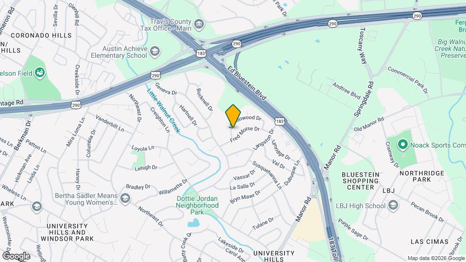 7105 Meadowood Dr Map and Location Details