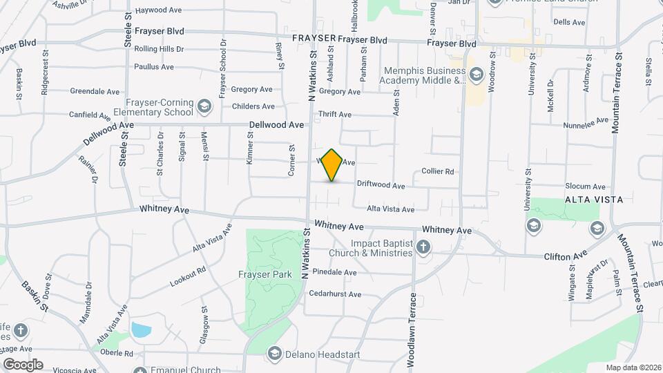 1847 Driftwood Ave Map and Location Details