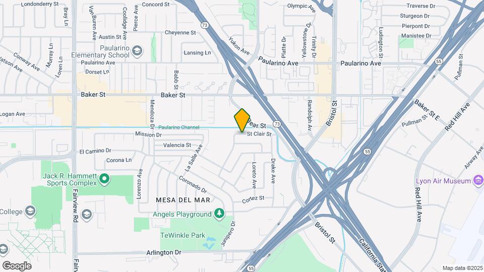 851 St Clair St Map and Location Details