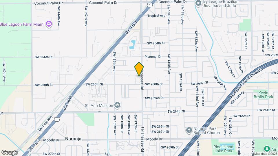 13710 SW 259th St Map and Location Details