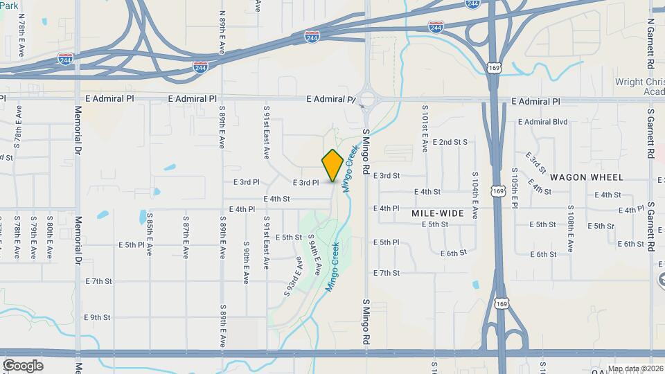 9344 E 3rd Pl Map and Location Details