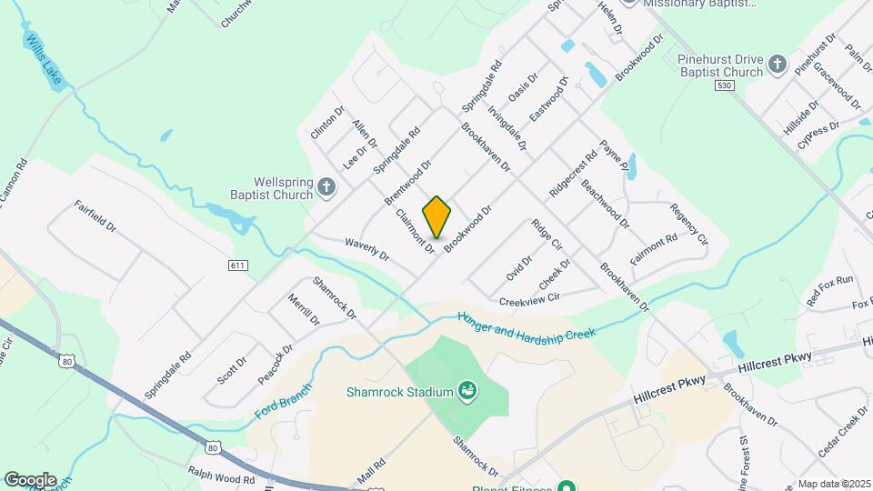 218 Brookwood Dr Map and Location Details