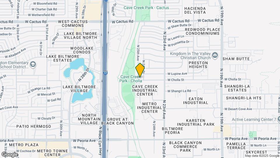 11401 N 25th Ave Mapa y Detalles de la Ubicación