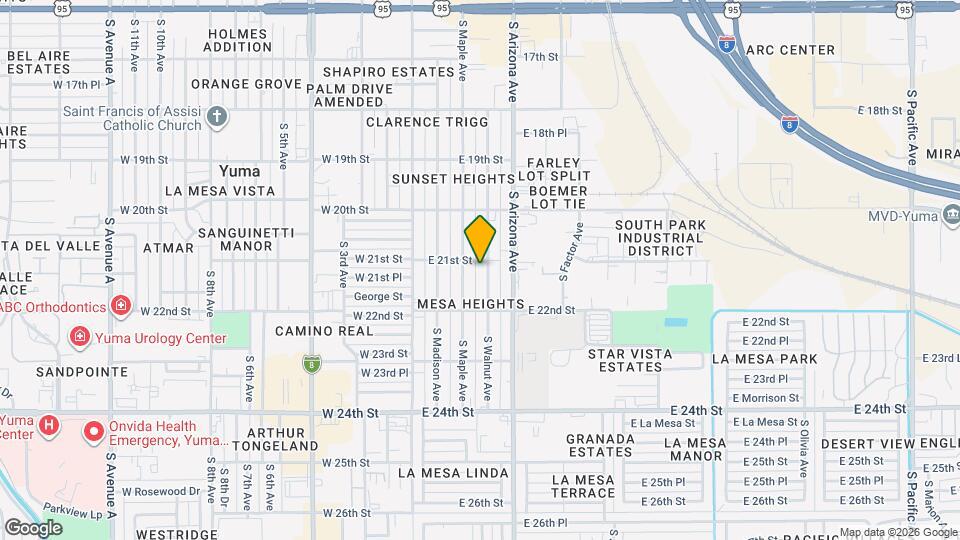 2114 S Walnut Ave, Unit 3 Map and Location Details
