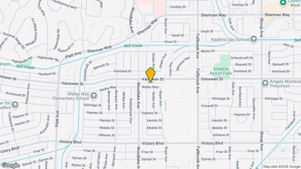 23041 Welby Way Mapa y Detalles de la Ubicación