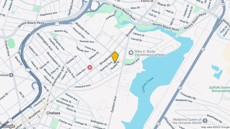 60 Dudley St, Unit 222 Map and Location Details