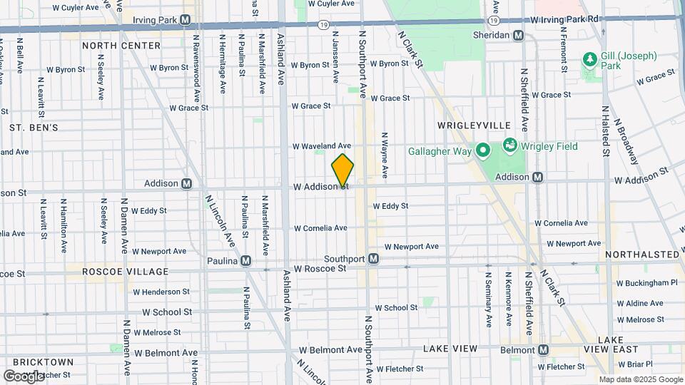 1435 W Addison St, Unit garden Mapa y Detalles de la Ubicación