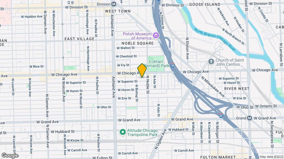 1418-1420 W Superior St Mapa y Detalles de la Ubicación