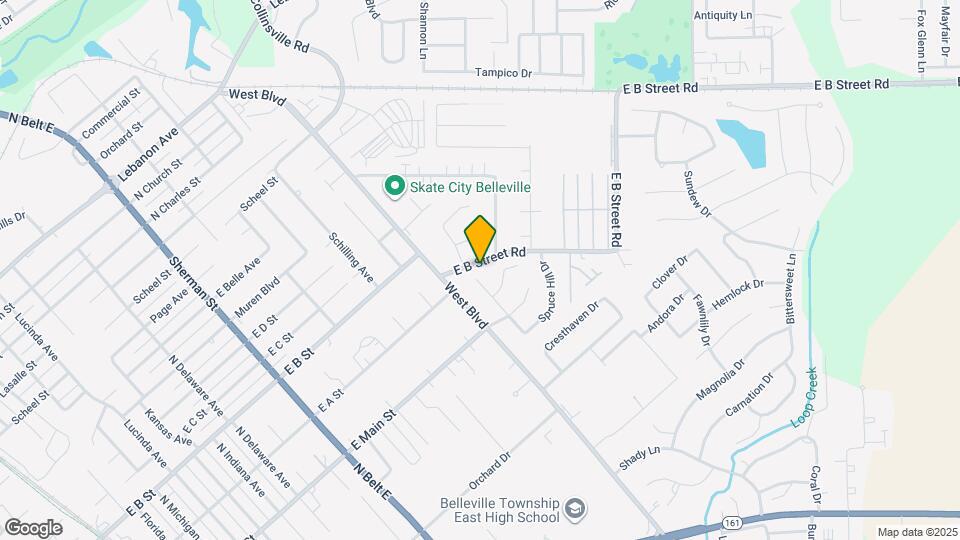 1700 Spruce Hill Dr Map and Location Details