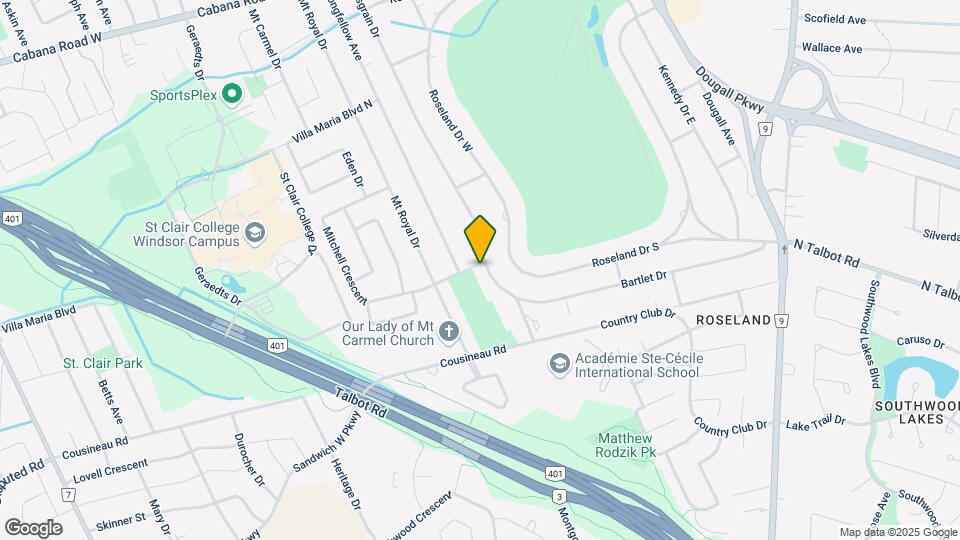 4305 Casgrain Dr Map and Location Details