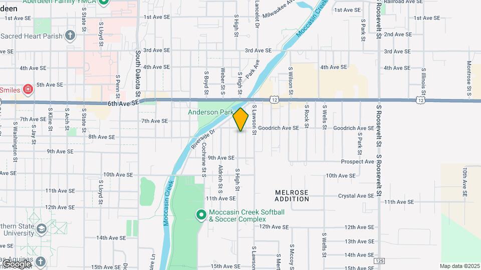 811 S High St Map and Location Details