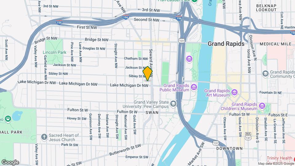 601 West Map and Location Details