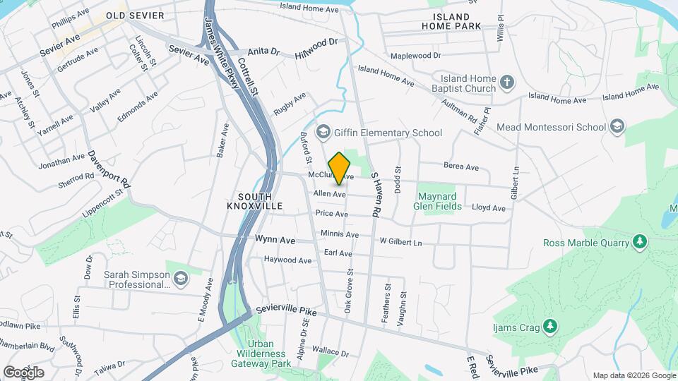 1745 Allen Ave Mapa y Detalles de la Ubicación