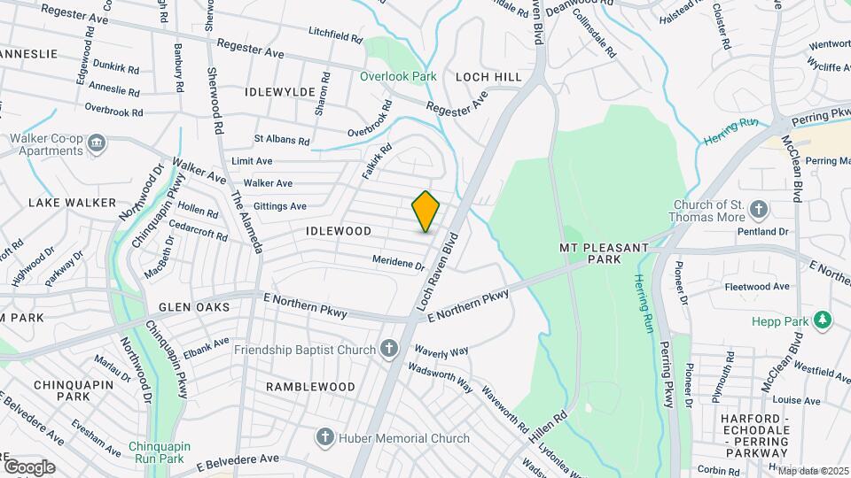 1442 Cedarcroft Rd Mapa y Detalles de la Ubicación