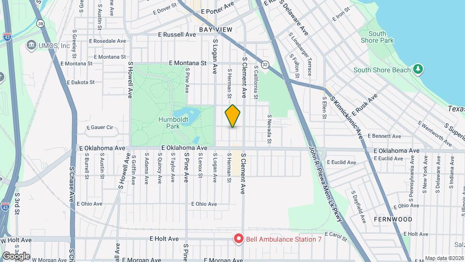 3012 S Herman St, Unit 3012 S Herman St Mapa y Detalles de la Ubicación