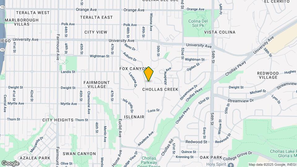 5014 Auburn Dr Mapa y Detalles de la Ubicación