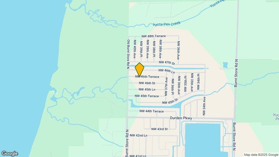 3916 NW 46th Terrace Map and Location Details