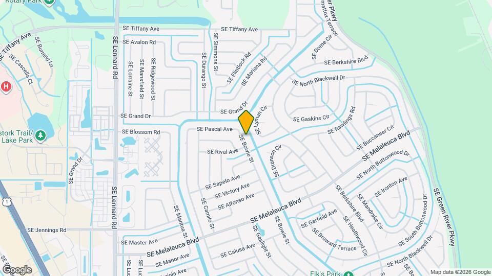 1825 SE Bowie St Mapa y Detalles de la Ubicación