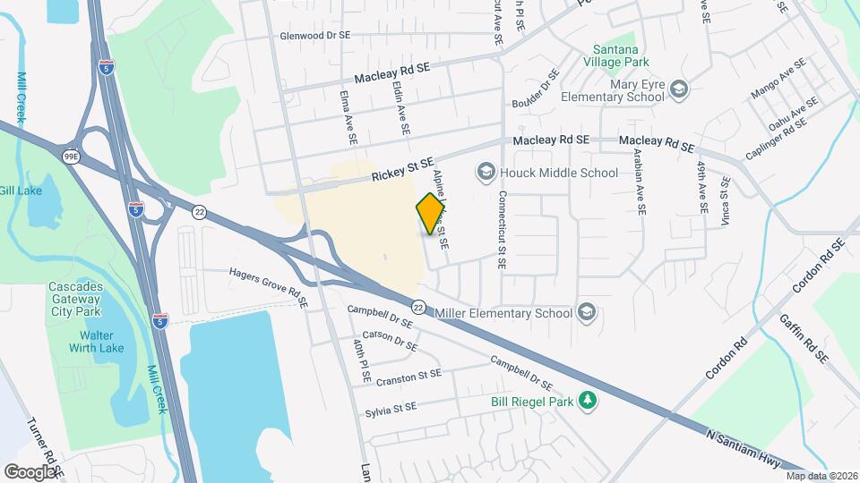 1382 Glacier View St SE Map and Location Details