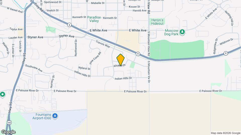 1027 Alturas Dr Mapa y Detalles de la Ubicación