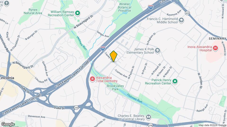 5390 Taney Ave Map and Location Details