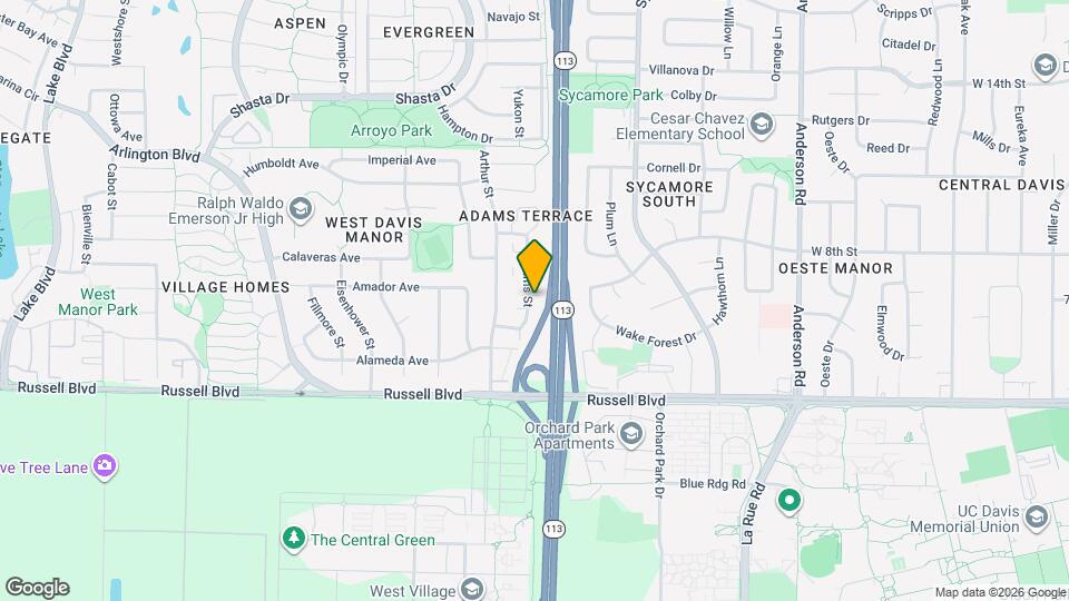 640 Adams St Map and Location Details