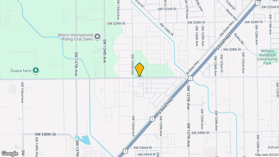 13102 SW 232nd St Mapa y Detalles de la Ubicación
