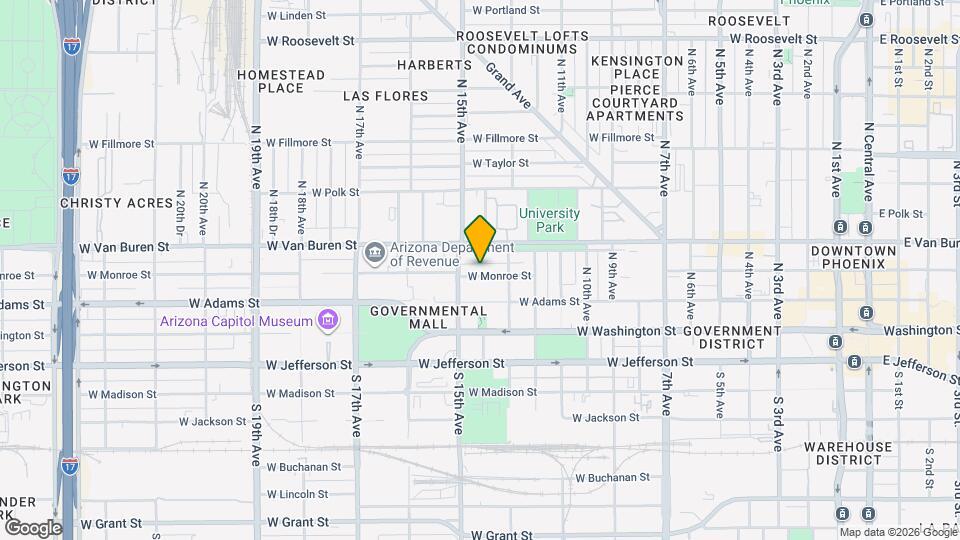 1326 W Monroe St Map and Location Details