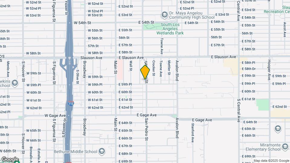 5943-5943 San Pedro St Map and Location Details