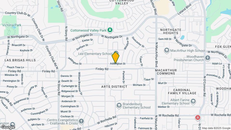 1522 Addington St Map and Location Details