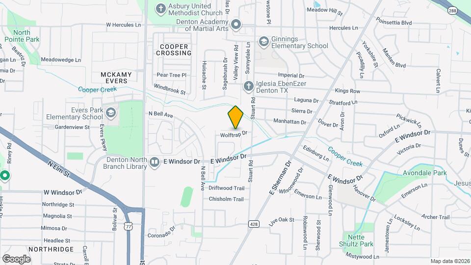711 Wolftrap Dr Map and Location Details