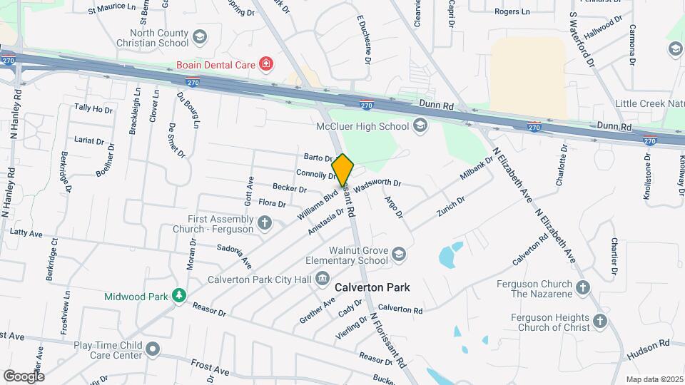 1361 N Florissant Rd Map and Location Details