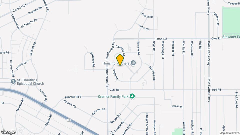 15904 Chehalis Ct Map and Location Details