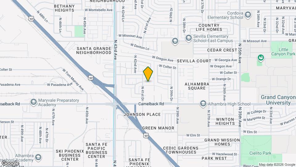 4115 W Pasadena Ave Map and Location Details
