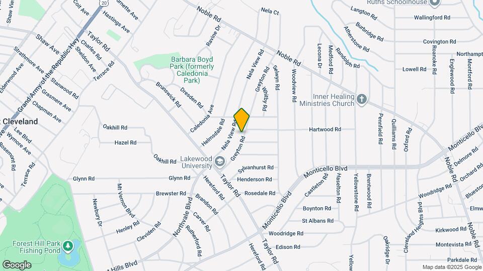 1024 Greyton Rd Map and Location Details