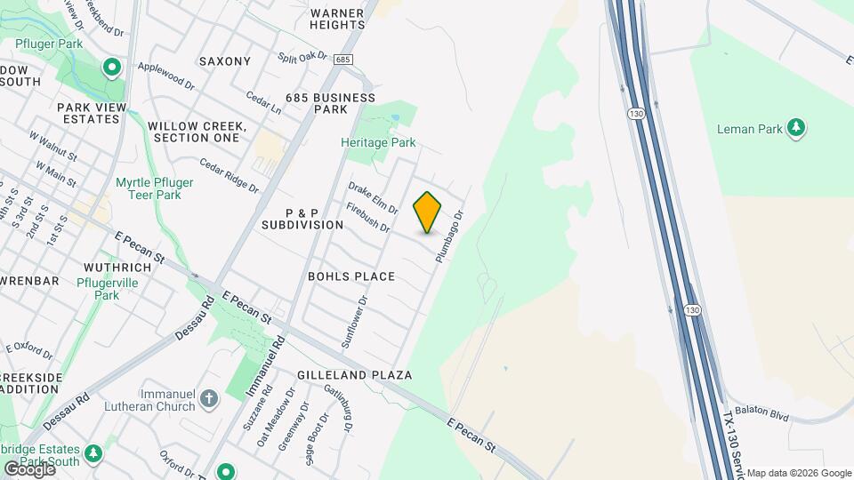 1412 Firebush Dr Map and Location Details