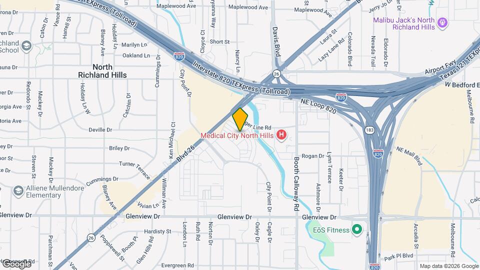 4500 Ward St Map and Location Details