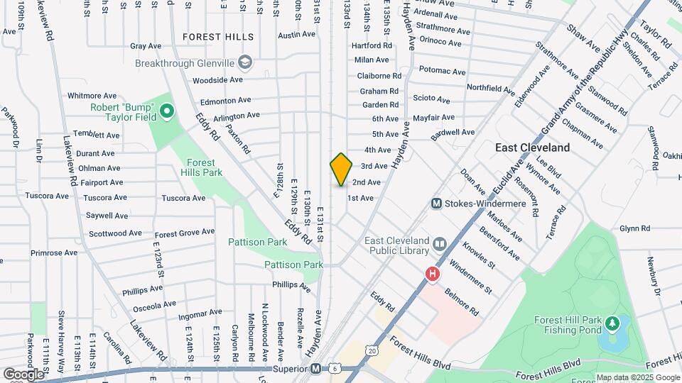 1710 E 133rd St Map and Location Details