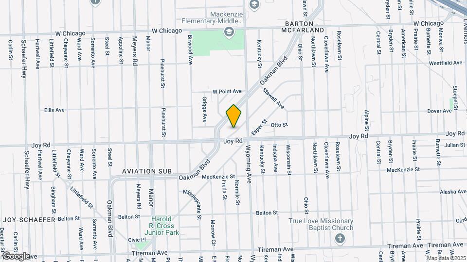 8827 Dawes St Mapa y Detalles de la Ubicación