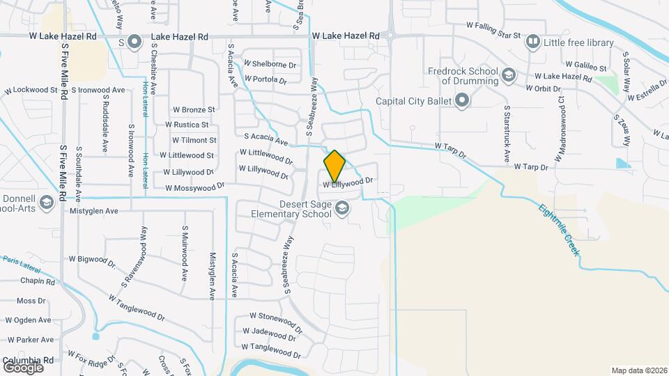 9281 W Lillywood Dr Map and Location Details