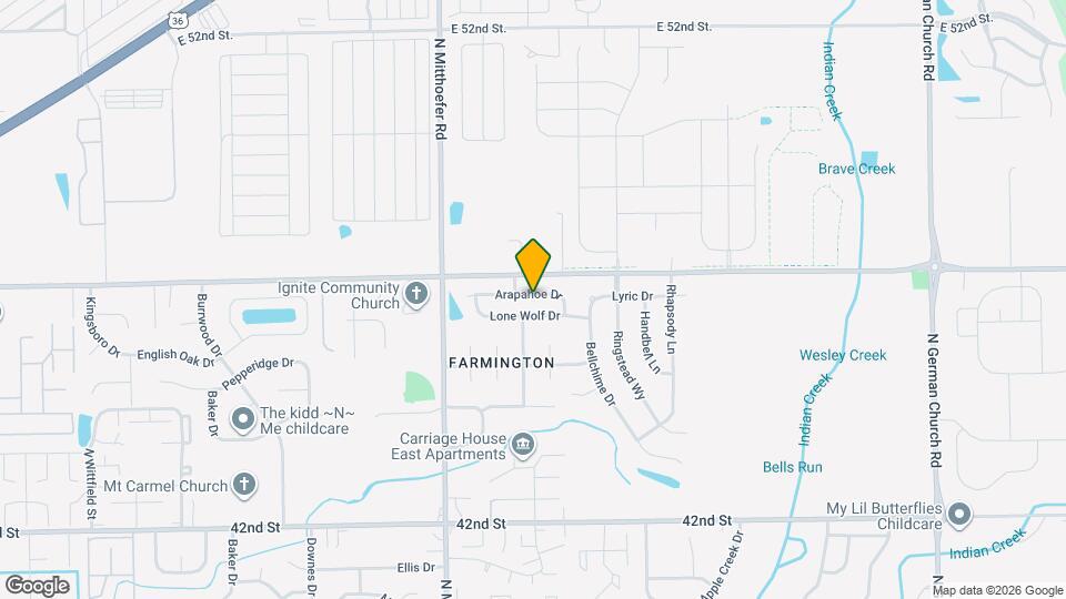 10153 Arapahoe Dr Map and Location Details