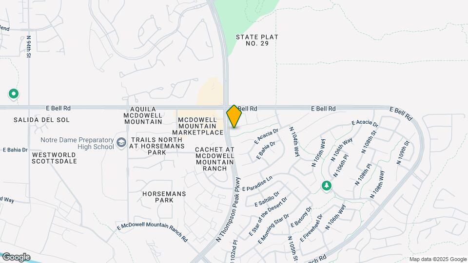 10247 E Verbena Ln Map and Location Details