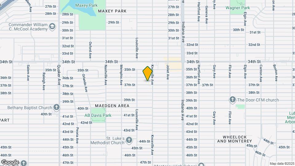 3606 37th St Map and Location Details