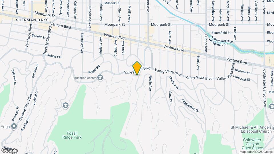 4063 Benedict Canyon Dr Map and Location Details